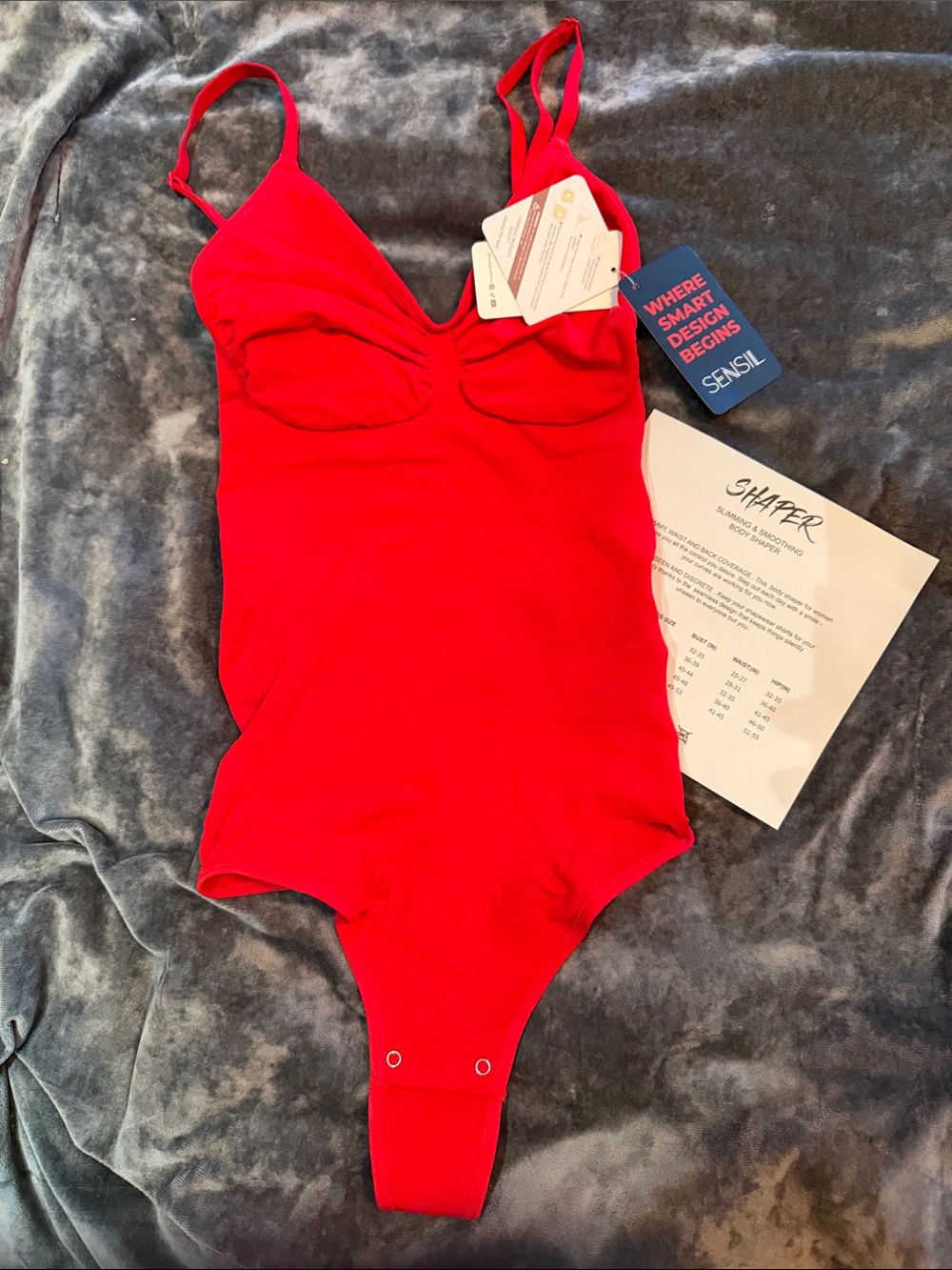 Red Girls' One-Piece Insane Body-shaper Bodysuit